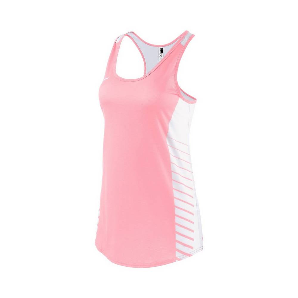Damske Tank Top Mizuno Team Ruzove Vypredaj DBOK38627